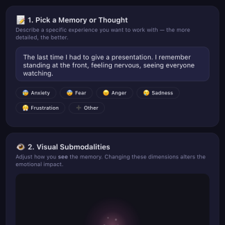 NLP Lab - Modify your Sensory Representation